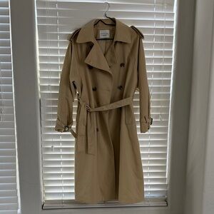 100% Cotton Oversized Trench Coat